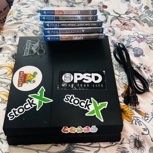 Sony PlayStation Console with Games - Black